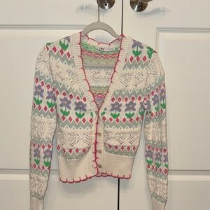 Zara Cream Granny Cardigan